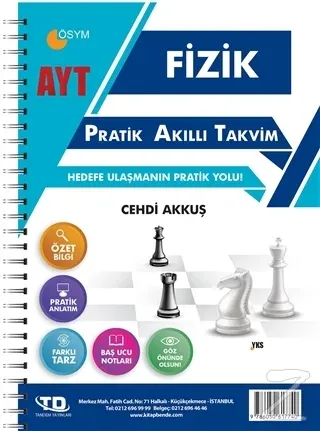 AYT Fizik Pratik Akıllı Takvim