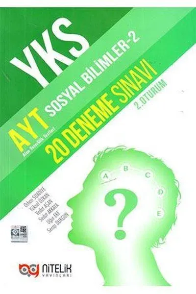 Nitelik YKS AYT Sosyal Bilimler-2 20 Deneme Sınavı
