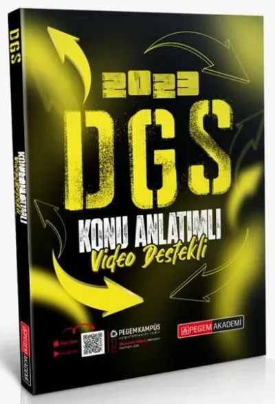 2023 DGS Video Destekli Konu Anlatımlı
