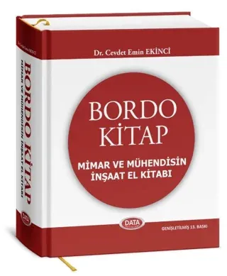 Bordo Kitap Mimar ve Mühendisin İnşaat El Kitabı (Ciltli)