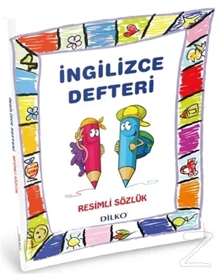 İlkokul Sözlüklü Defter (1234. Sınıf - Resimli)
