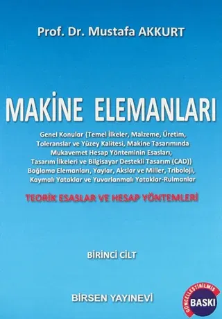 Makine Elemanları Cilt: 1