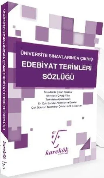 Üniversite Sınavlarında Çıkmış Edebiyat Terimleri Sözlüğü