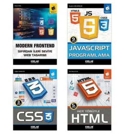 Modern Web Tasarım Seti (4 Kitap Takım)
