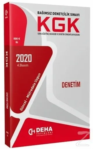 2020 Bağımsız Denetçilik Sınavı KGK - Denetim