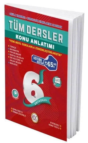 6.Sınıf Tüm Dersler Konu Anlatımlı
