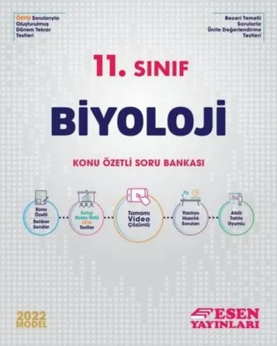 11.Sınıf Biyoloji Konu Özetli Soru Bankası