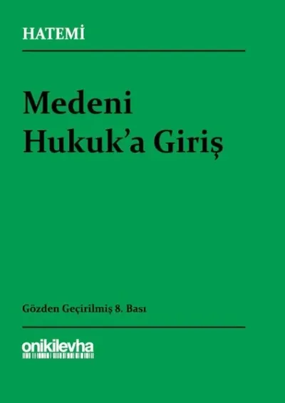 Medeni Hukuka Giriş