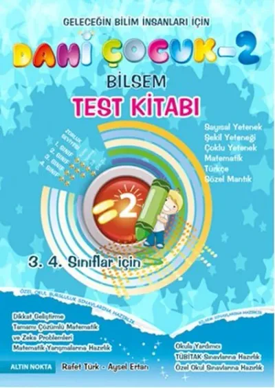 Dahi Çocuk - 2 Bilsem / Test Kitabı (3. 4. Sınıflar İçin)