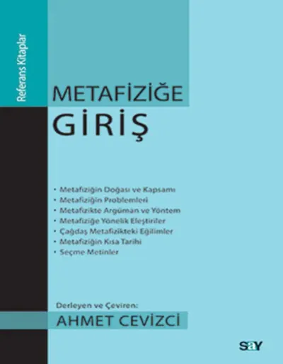 Metafiziğe Giriş Ahmet Cevizci