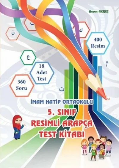 5. Sınıf Resimli Arapça Test Kitabı Hasan Akreş