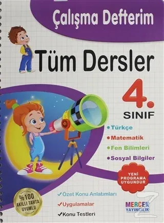 4. Sınıf Tüm Dersler Çalışma Defterim