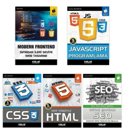 Modern Web Tasarım Seti 2 (5 Kitap Takım)