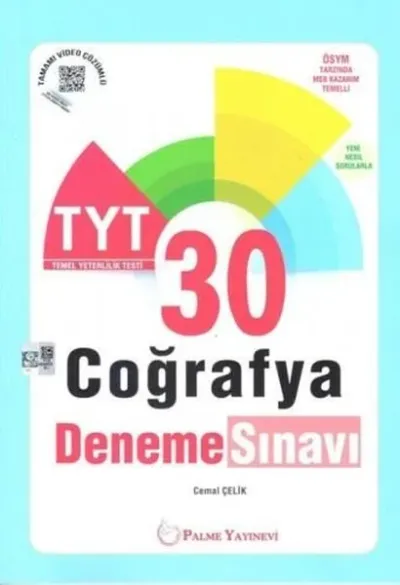 Palme YKS TYT Coğrafya 30 Deneme Sınavı