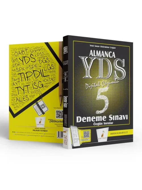 YDS Almanca Dijital Çözümlü 5 Deneme Sınavı - kitap Erdem Karabulut