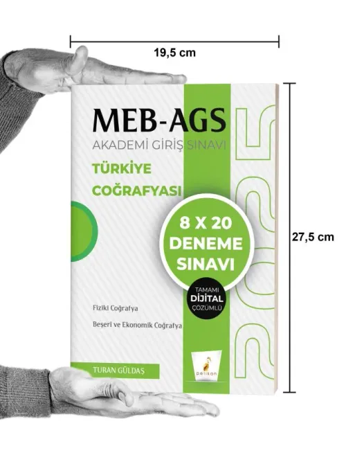 MEB - AGS Hazırlık Türkiye Coğrafyası 8x20 Tamamı Dijital Çözümlü Dene