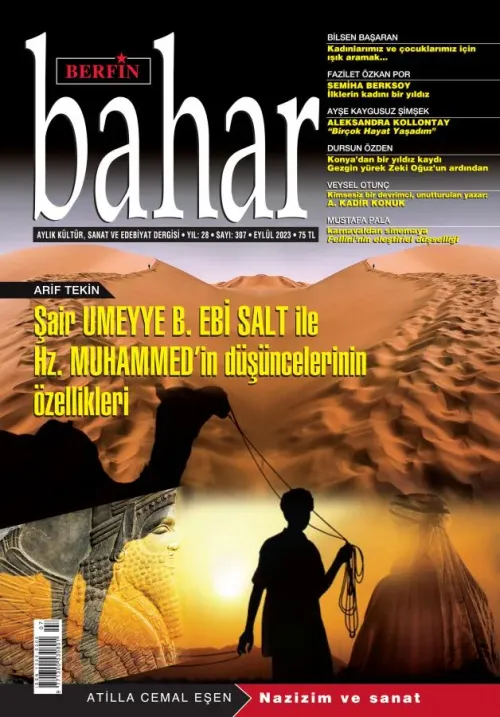 Berfin Bahar Dergisi, Eylül 2023 - kitap