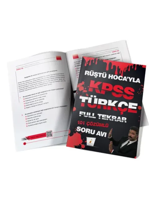 Rüştü Hoca'yla KPSS Türkçe Soru Avı 101 Çözümlü Soru - kitap Rüştü Bay