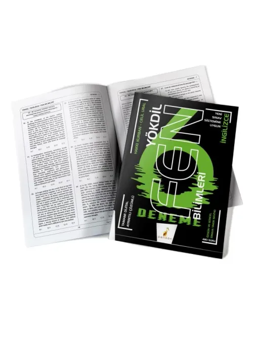 YÖKDİL Fen Bilimleri Dijital Çözümlü 6 Deneme Sınavı - kitap Hakkı Kur