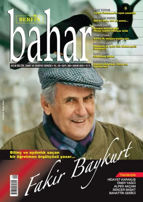 Berfin Bahar Dergisi, Kasım 2023 - kitap