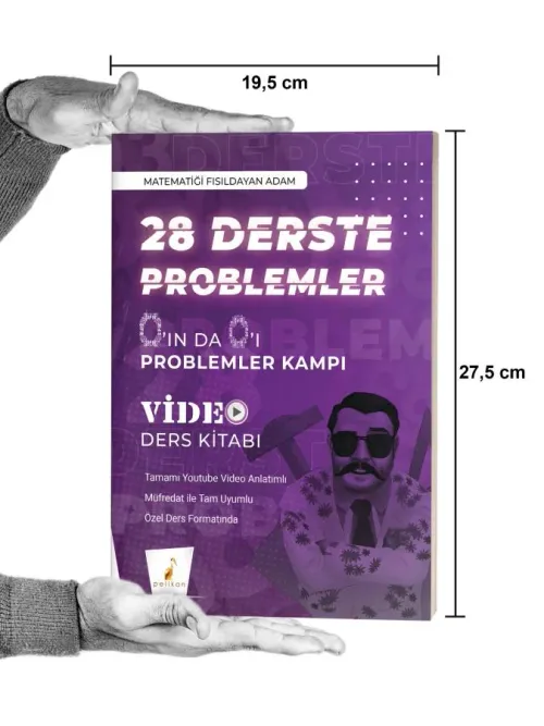 0'ın da 0'ı 28 Derste Problemler Kampı Video Ders Kitabı - kitap Matem