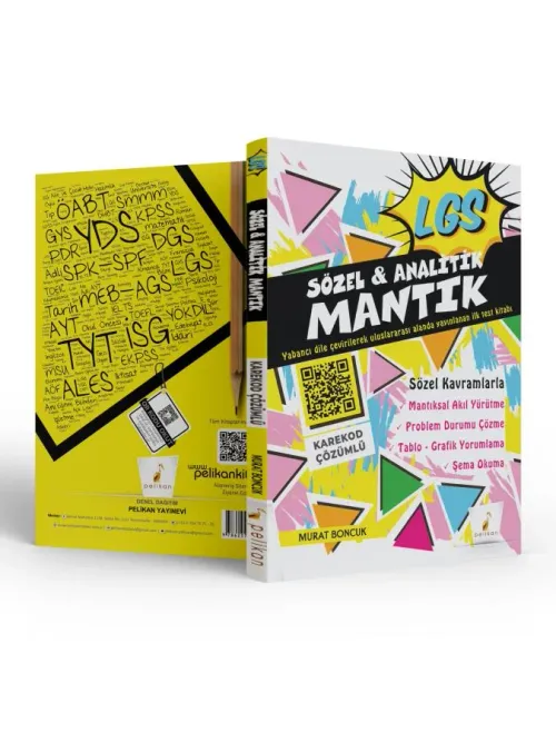 Pelikan Yayınları LGS Sözel ve Analitik Mantık Karekod Çözümlü Soru Ba