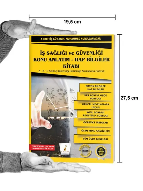 KELEPİR İş Sağlığı ve Güvenliği İSG Konu Anlatım Hap Bilgiler Kitabı -