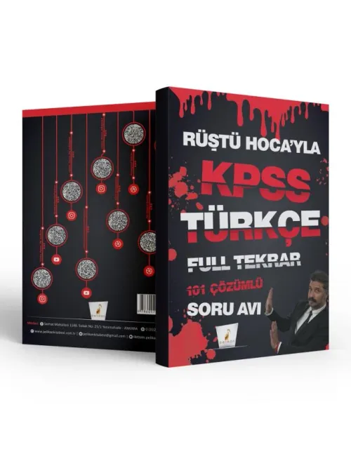 Rüştü Hoca'yla KPSS Türkçe Soru Avı 101 Çözümlü Soru - kitap Rüştü Bay