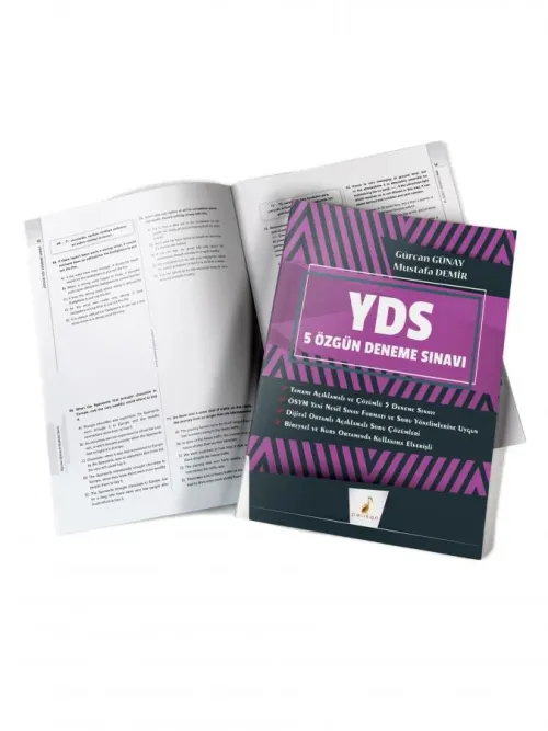 KELEPİR YDS İngilizce Çek Kopar 5 Özgün Deneme Sınavı Dijital Çözümlü 