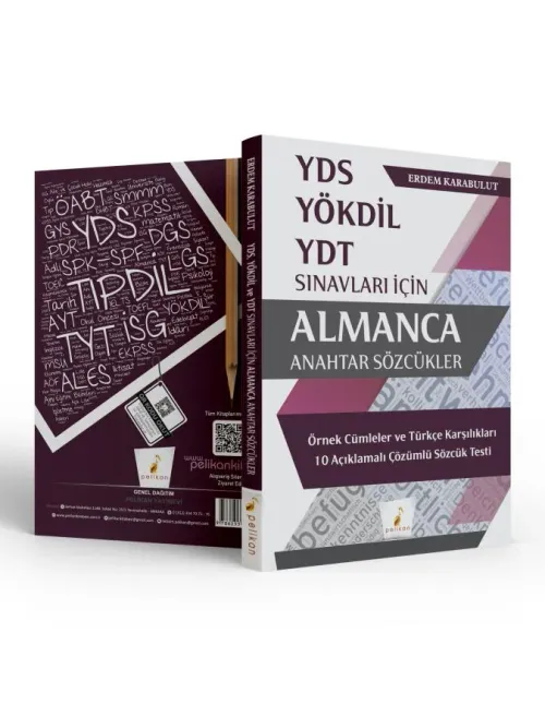 YDS YÖKDİL ve YDT Sınavları İçin Almanca Anahtar Sözcükler - kitap Erd