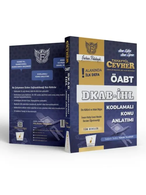 Pelikan Yayınları Tahayyül Cevher ÖABT DKAB - İHL Tüm Dersler Kodlamal