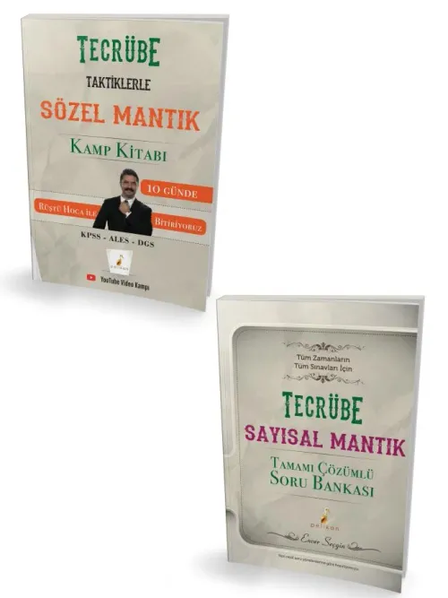 Tecrübe Sayısal Sözel Mantık Tamamı Çözümlü Soru Bankası Seti