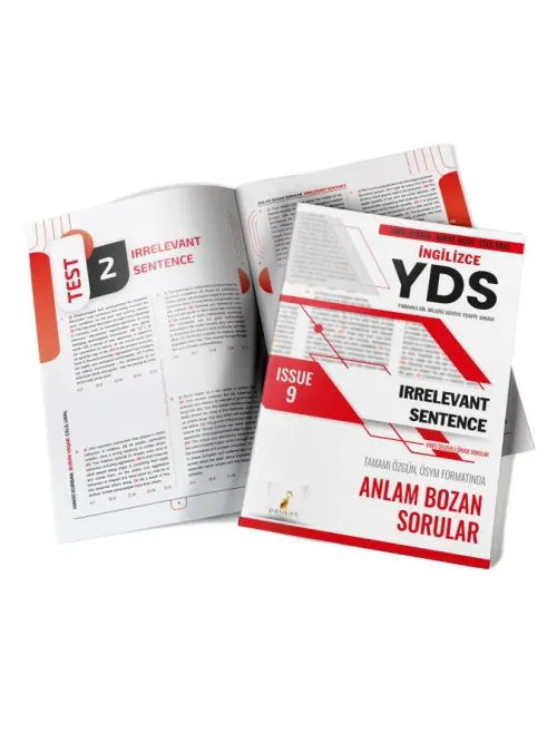 YDS İngilizce Irrelevant Sentence Issue 9 - kitap Hakkı Kurban