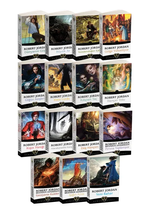 Zaman Çarkı 15 Kitap Takım (Karton Kapak) - kitap Robert Jordan