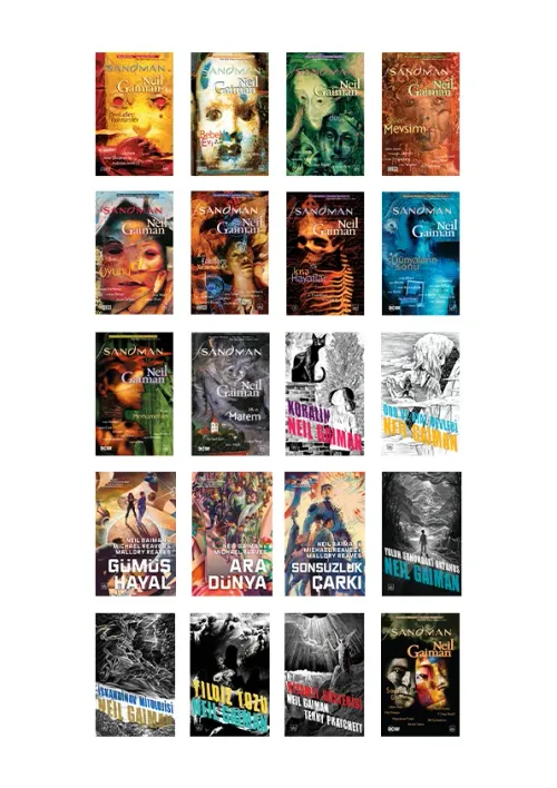 Neil Gaiman 20 Kitap Takım