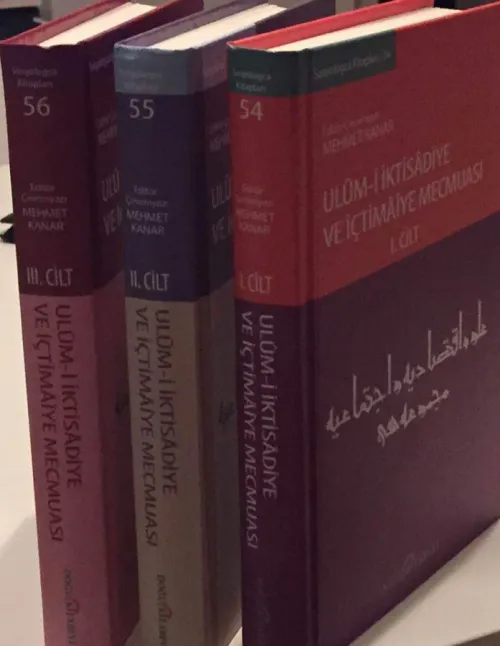 ULUM-İ İKTİSÂDİYE ve İÇTiMÂÎYE MECMUASI-CİLTLİ(3 Cilt Takım) - kitap K