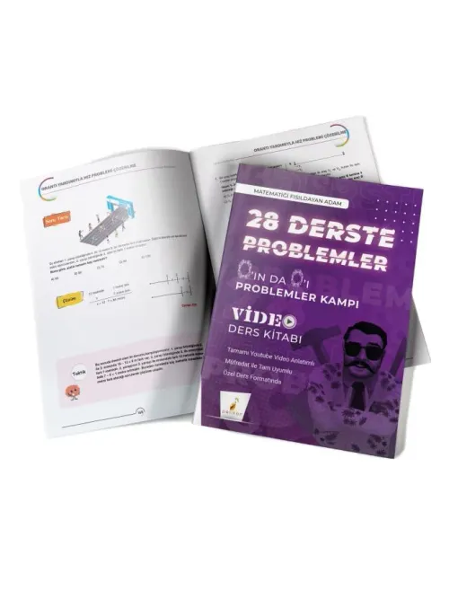 0'ın da 0'ı 28 Derste Problemler Kampı Video Ders Kitabı - kitap Matem