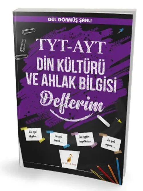Pelikan Yayınları TYT - AYT Din Kültürü ve Ahlak Bilgisi Defterim