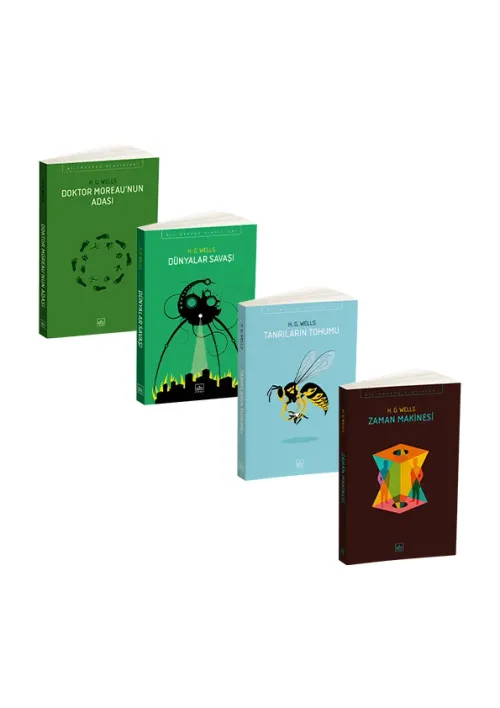H. G. Wells 4 Kitap Takım