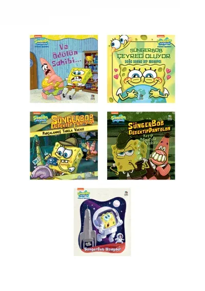 SüngerBob 5 Kitap Takım - kitap Kolektif