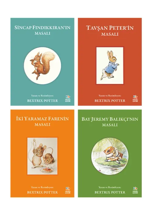 Beatrix Potter 4 Kitap Masal Seti