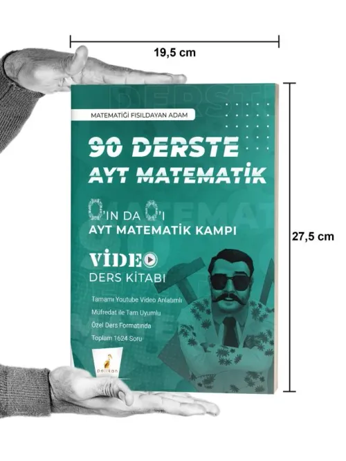 0'ın da 0'ı 90 Derste AYT Matematik Kampı Video Ders Kitabı - kitap Ma