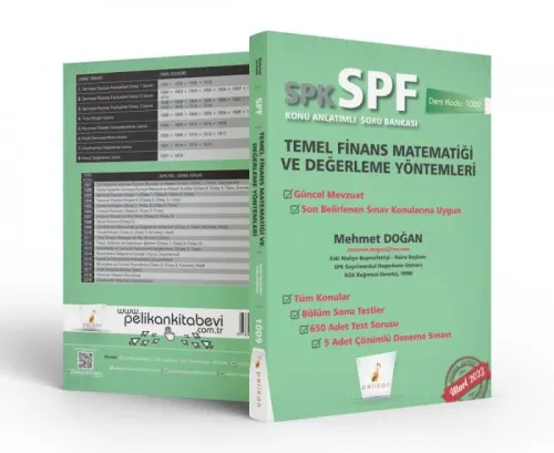 Pelikan SPK - SPF Temel Finans Matematiği ve Değerleme Yöntemleri Konu