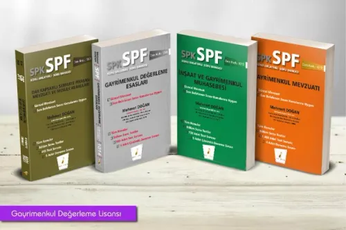 Pelikan SPK - SPF Gayrimenkul Değerleme Lisansı (4 Kitap) - kitap Mehm