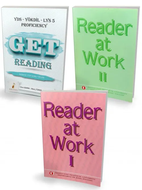ODTÜ Reader At Work 1-2 ve Get Reading Soru Bankası - kitap