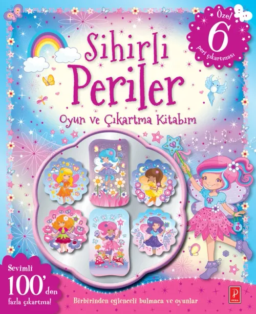 Sihirli Periler Oyun ve Çıkartma Kitabım - kitap Kolektif