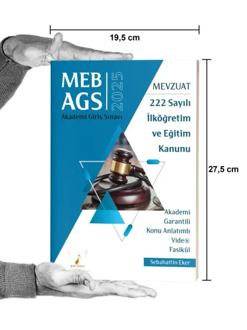 MEB - AGS Mevzuat Bilgisi 222 Sayılı İlköğretim ve Eğitim Kanunu Konu 