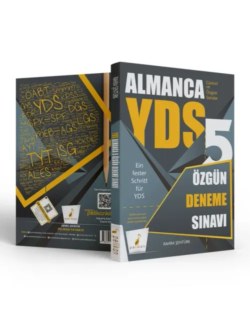 YDS Almanca Özgün 5 Deneme Sınavı - kitap Rahim Şentürk