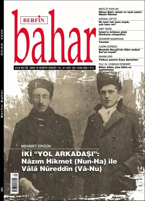 Berfin Bahar Aylık Kültür Sanat ve Edebiyat Dergisi Sayı: 263 Ocak 202
