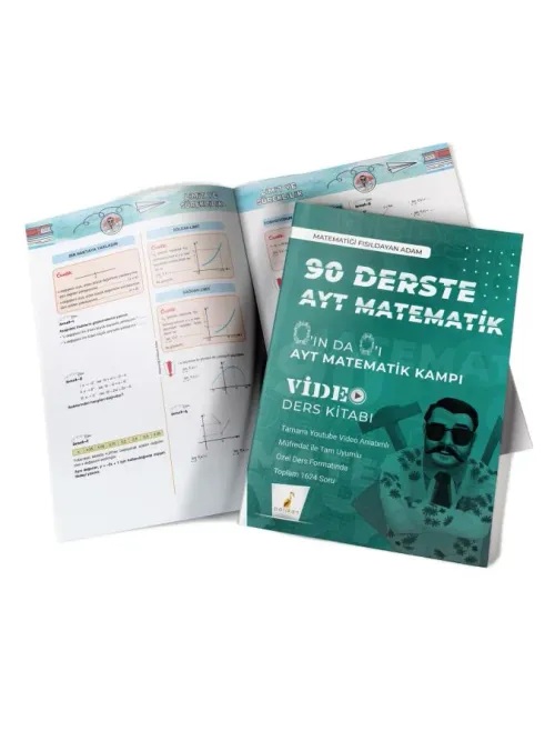 0'ın da 0'ı 90 Derste AYT Matematik Kampı Video Ders Kitabı - kitap Ma